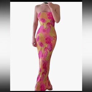 Strapless tube dress